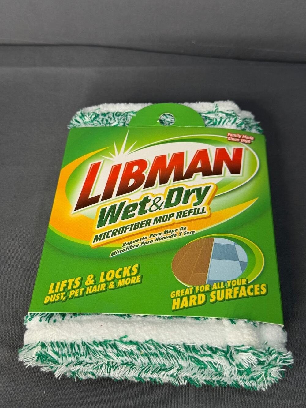 Libman Wet & Dry Microfiber Mop Refill NIP